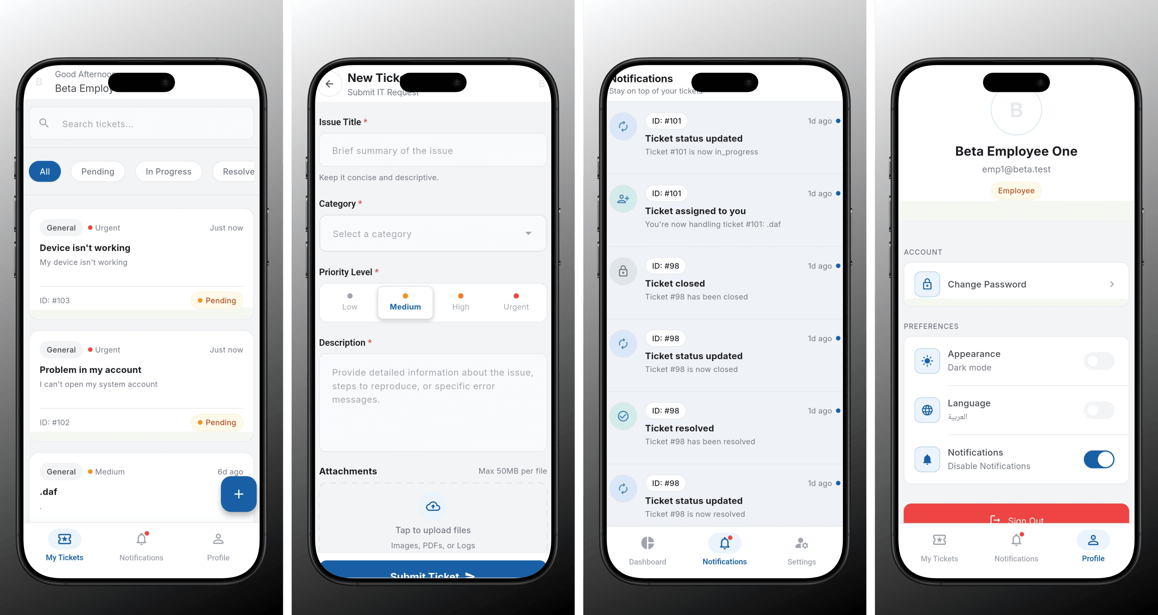 Right Support App